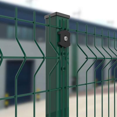 China Easily Assembled Decorative Welded Wire Mesh Cheap 3d Triangle Security Fencing Panel for sale