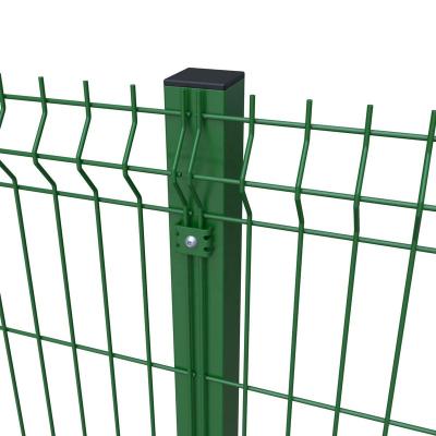 China Easily Assembled High Class 2m*10m Manual Drive Cantilever Slide Barrier Gate System 3d Curved Wire Mesh For Security for sale