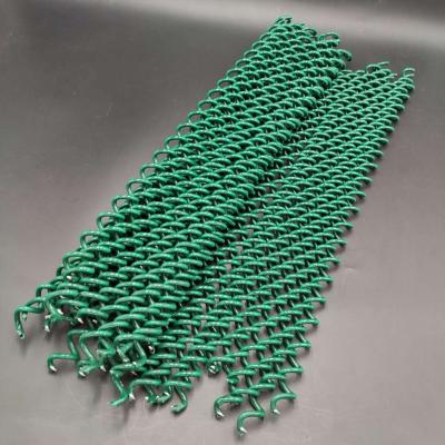 China Easily Assembled 30 Years Factory Direct Supply PVC Coated Cyclone Barrier Wire Mesh Fence Mini Chain Link Wire Mesh Fence for sale