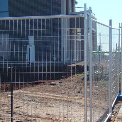 China Plastic Base Temportary Fence Prefabricated Steel Galvanized Construction Site Australia Panel Easily Assembled Temporary Fence for sale