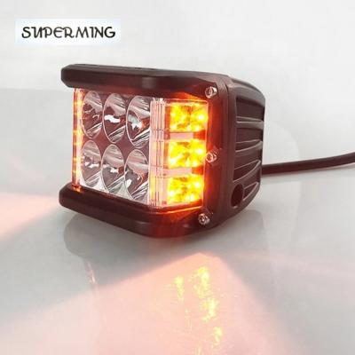 China 12v 24v led flashing light fog light strobe for car 100*75*80mm for sale