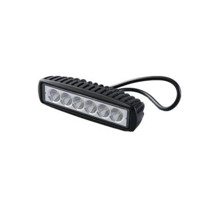 China Die Cast Aluminum Led Driving Light 18w LED Auxiliary Black White Flood Work Light For UTV ATV Truck Marine Boat for sale