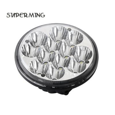 China Round PC 36W Automotive Lux Led Para Truck Trailers Lamp LED Work Lights for sale