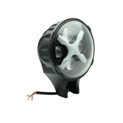 China Round 60W PMMA Offroad With Angel Eyes Car LED Driving Light LED Work Light for sale