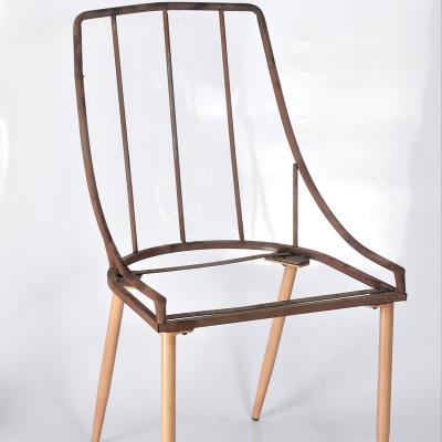 China Traditional Modern metal arm chair base chair frame for sale