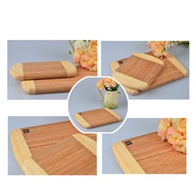 China Factory direct sale eco-friendly sustainable bamboo cutting mats / block bamboo chopper 3 pcs sets for sale for sale