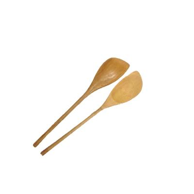 China High quality eco-friendly fancy bamboo spoon sustainable with round handle kitchen bamboo spoon for sale for sale