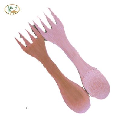 China Factory direct sale disposable eco-friendly bamboo fork and bamboo spoon spork for sale for sale