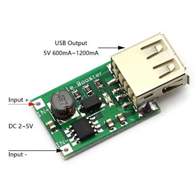 China 100MHz Okystar DC-DC USB 2V-5V to 5V 1200MA DC Step Up Converter Boost Power Supply Module for sale