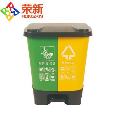 China 20L 40L 60L Sustainable Liter Pedal Bin Types Household Classification Indoor Garbage for sale