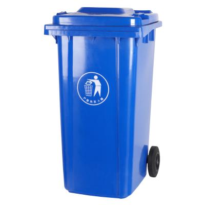 China Sustainable 240 liters 2 wheeled plastic K-bin for sale