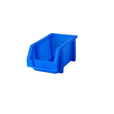 China C01 Sustainable Small Tools Ice Cream Stackable Tilt Warehouse Plastic Storage Boxes Trash Bins for sale