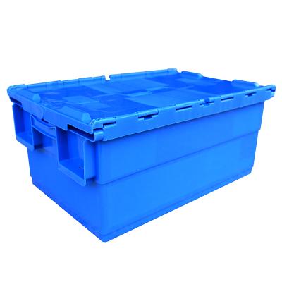 China Wholesale Square Stackable Plastic Storage Boxes With Lid Container For Sale for sale