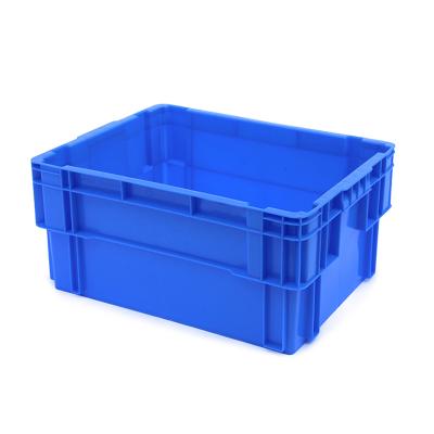 China Good Quality Square HDPE Stacking Plastic Crate Storage Turnover Box for sale