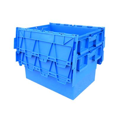 China Good Quality Square HDPE Stacking Plastic Crate Storage Turnover Box for sale