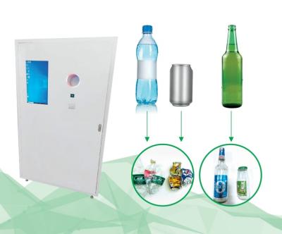 China Interactive Recycle Machine For PET Bottle And Metal Can With 15 Hi Def Touch Screen for sale