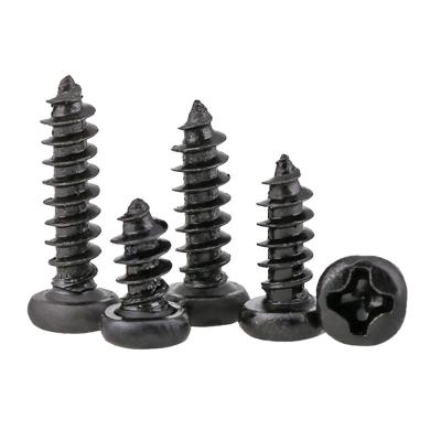 China Pan Black Tapping Screw For Plastics for sale