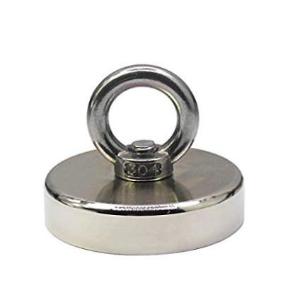 China Industrial Magnet 265lbs 500lb 1000 lbs Pull Force Neodymium Fishing Retrieval Magnet for sale