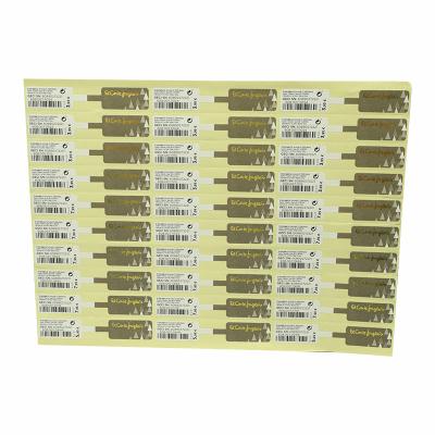 China Anti-Counterfeit Self-adhesive Paper Safe Box Production Of Invalid Labels And Barcode Labels for sale