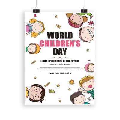 China Custom Graphic Crafts Custom Posters Educational Preschool Posters for Toddlers and Children en venta