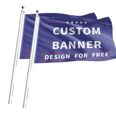 Cina Professional Custom Graphic Large Screen Printed Custom Flags Banner in vendita