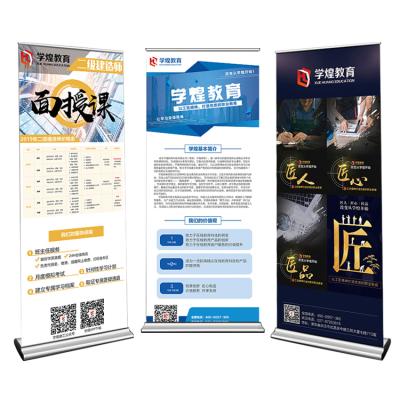 Κίνα Retractable Portable Fabrics Custom Fabrics Economic Custom Roll Up Display Roll Up Advertising Banner Stand προς πώληση