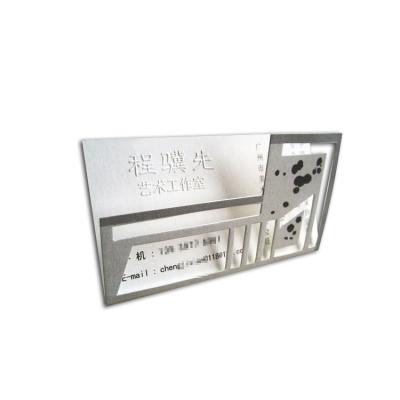 China Promotional High Quality Customized Indtegram In Business Paper Master Card Printing Custom Business Card en venta