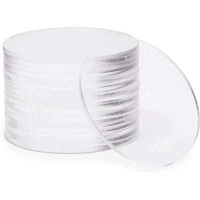 China Free Shipping 2mm Clear Acrylic Circles Disc Sheet Acrylic Round Plastic For Cake,Baby Milestone,Ornament for sale