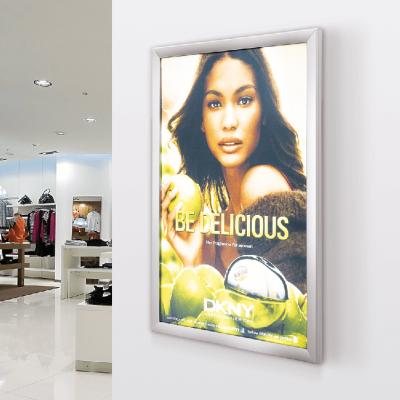 China Large Size Indoor Outdoor Aluminum Airport Snap Frame Magic Mirror LED Light Box With Snap Frame for sale