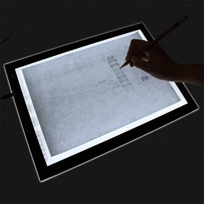 China Custom Size A0 A3 A34 LED Lightbox Art Drawing Light Box Easy Installation for sale