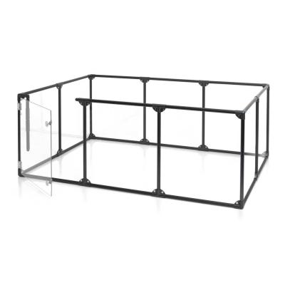 China Acrylic Animal Pet Pen Indoor Fence Panel Yard Dog Game For Dog Pet for sale