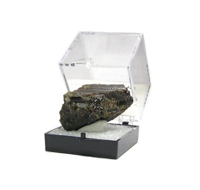 China Boxed Clear Acrylic Cube Acrylic Specimen Countertop Transparent Display Case Pop for sale