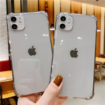 China Shockproof For iPhone XS Pro Phone PC TPU 11 12 13 Clear Back Case Space Bag Transparent Cell Phone Max Max Drop-Resistant Case for sale