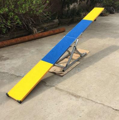 China Viable Steel Dog Agility Seesaw Folded Dog Pet Seesaw for sale