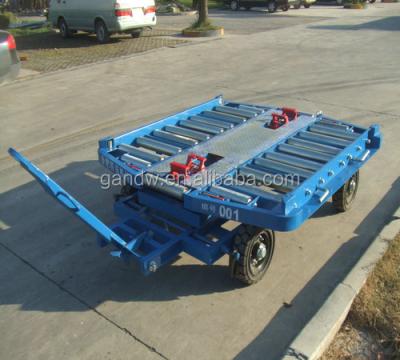 China Airport 1.6T GSE Container Dolly Airport Pallet Dolly Aircraft Cart LD1 LD2 LD3 for sale