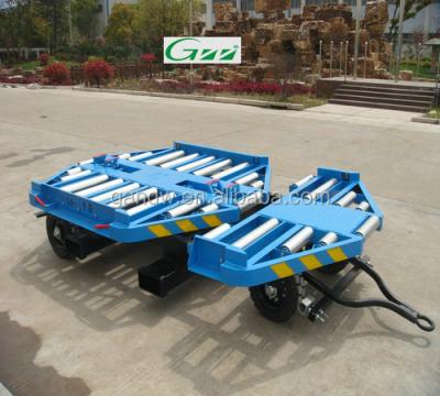 China 1.6T Airport Single Way GSE Container Dolly Airport Aircraft Pallet Cart for sale