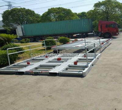 China Roller Workform Aircraft Slave Pallet Static Pallet Rack with Rail for Airport for sale