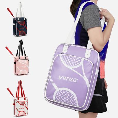 China Leisure Sport One Shoulder Handbag Tennis Badminton Racket Bags With Zipper Closure for sale