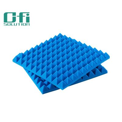 China Highly Effective Sound Absorption Hot sale Fireproof  Soundproof Wall Decoration Absorbs Sound Polyester Acoustic Foam for sale