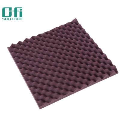 China Highly Effective Sound Absorption Eco-friendly Factory Direct Supply Hot sale Foam Fireproof Egg Soundproof Room Polyester Fiber for sale