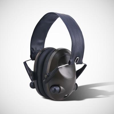 China Regular No Hole Plug TAC 6S Wire Pulling Military Smart Earmuff Soundproof Pick Up Active Noise Canceling Tactical Regular Earmuff for sale