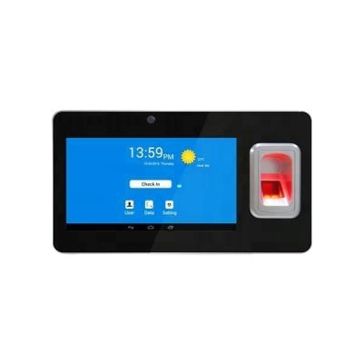 China GPS/wifi/TCP/IP biometric reader Android fingerprint time attendance machine with camera and 5000 battery for sale