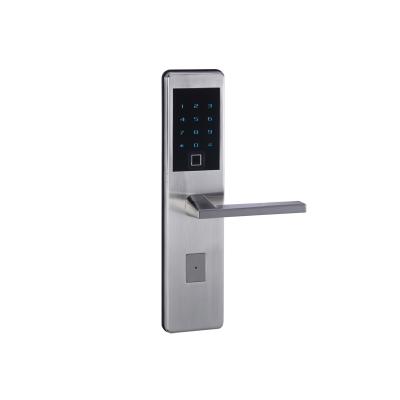 China Fingerprint Zinc Alloy Biometric Password Door Lock B-luetooth Smart Lock for sale