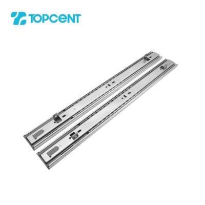 China Topcent heavy duty slides Ball Bearing Slides furniture hardware telescope ball bearing type drawer slide hing for sale