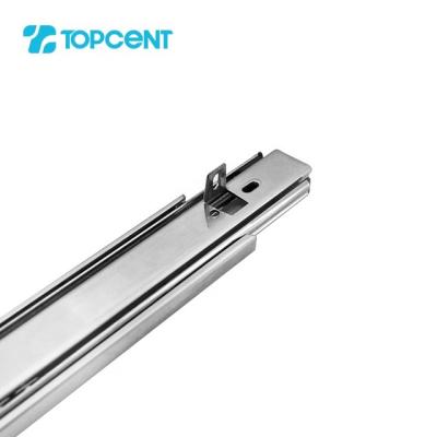 China Topcent hardware telescope ball bearing type wardrobe soft kitchen drawer slides Te koop