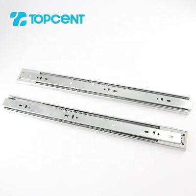 China Ball bearing push to open telescopic furniture drawer slides Te koop