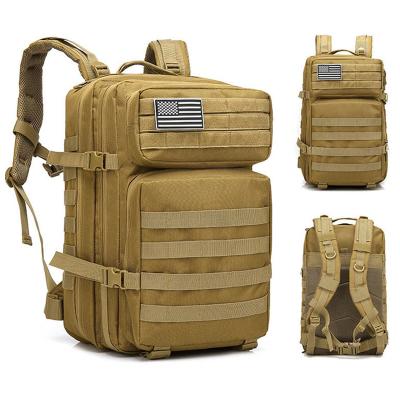 China 50L Waterproof Military Outdoor Tactical Backpack Large Rucksack Army 3 Day Assault Pack Molle Bag Backpacks for sale