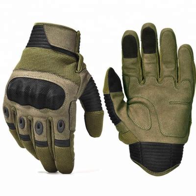 China Gear Tactical Army Knuckle Hard Combat Tactical Gloves Motorcycle Military Motorcycle ATV Riding Full Finger Gloves For Men's Airsoft Paintball for sale