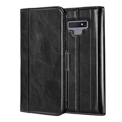 China Keep Your Tablet PC From Scratch Flip Genuine Leather Phone Case For Sumsung Note9 With Can Support for sale