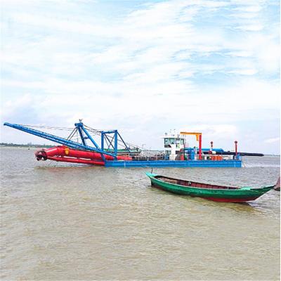 China Engine Power 750kw Solid Capacity 1050m3 Fuel Tank 53t Sand Suction Dredger for sale